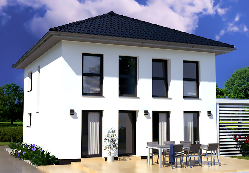 EWA-Stadtvilla Halle 153qm Hausbau Berlin Brandenburg Magdeburg